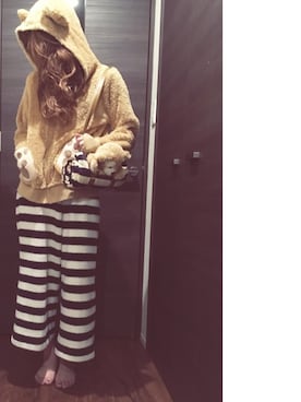 「パジャマ」｜「アイテム（雑貨/ホビー）」を使った、mamiさん（レディース・166cm）の春コーディネート