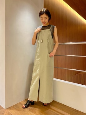 「ASTRAET（アストラット）のアイテム（ワンピース/ドレス）」を使った、SUMOMOさん（レディース・168cm）の春コーディネート