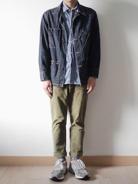 「TELLASON（テラソン）のアイテム」を使った、MR.BRAINさん（メンズ・173cm）の冬コーディネート