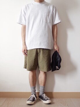 「salvy;（サヴィー）のアイテム」を使った、MR.BRAINさん（メンズ・173cm）の夏コーディネート