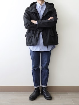 「TEATORA（テアトラ）のアイテム（ジャケット/アウター）」を使った、MR.BRAINさん（メンズ・173cm）の冬コーディネート