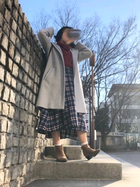 ecocoさん（レディース・153cm）の冬コーディネート