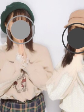 「ショッピング」｜「アイテム（その他トップス）」を使った、ウカさん（レディース・158cm）の冬コーディネート