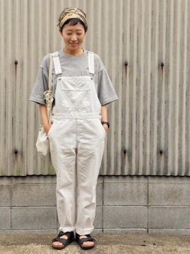 「KBF BOX（ケービーエフ ボックス）のアイテム」を使った、akaneさん（レディース・159cm）の夏コーディネート