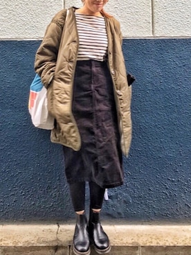 akaneさん（レディース・159cm）の冬コーディネート