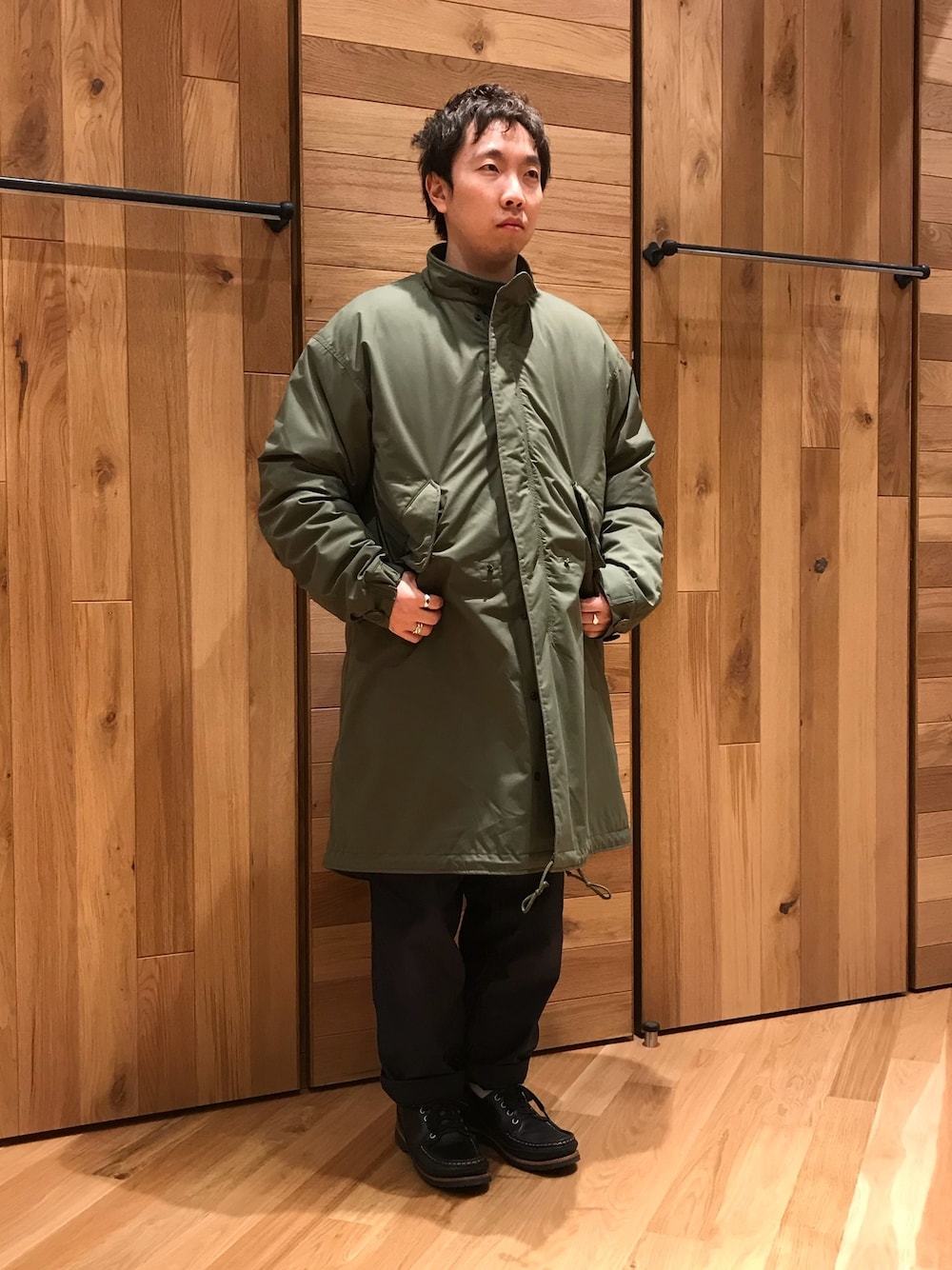 BEAMS PLUSのモッズコートを使った人気ファッション