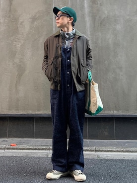 「FILSON（フィルソン）のアイテム（ジャケット/アウター）」を使った、よしさん【相互】さん（メンズ・163cm）の冬コーディネート