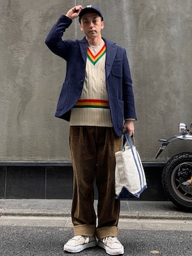 「FOXのアイテム」を使った、よしさん【相互】さん（メンズ・163cm）の冬コーディネート