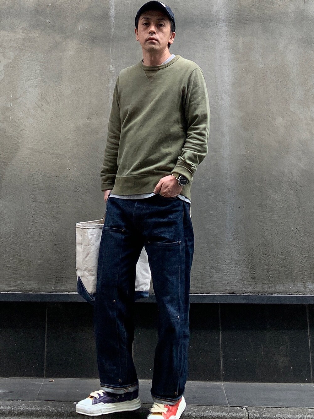 Merz b.Schwanenのスウェットを使った人気ファッション