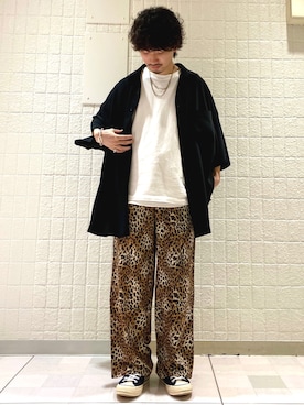 「JUNRED（ジュンレッド）のアイテム（タンクトップ）」を使った、TOBIさん（メンズ・166cm）の夏コーディネート