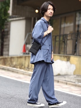 「JUNRED（ジュンレッド）のアイテム（アクセサリー）」を使った、TOBIさん（メンズ・167cm）の夏コーディネート