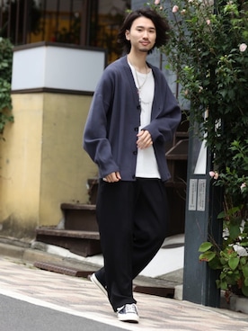 「JUNRED（ジュンレッド）のアイテム（アクセサリー）」を使った、TOBIさん（メンズ・168cm）の秋コーディネート