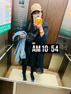 「Balanciagaのアイテム」を使った、多芬沐浴乳さん（レディース・161cm）の秋コーディネート
