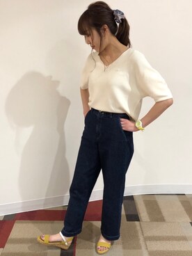 「ICE WATCH（アイスウォッチ）のアイテム」を使った、okazakiさん（レディース・163cm）の春コーディネート