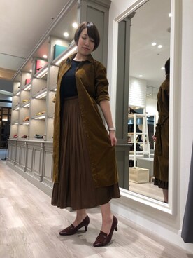 「ORiental TRaffic(ORiental TRaffic)」｜「アイテム（シャツワンピース）」を使った、okazakiさん（レディース・163cm）の夏コーディネート