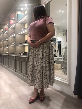 「one way（ワンウェイ）のアイテム」を使った、okazakiさん（レディース・163cm）の秋コーディネート