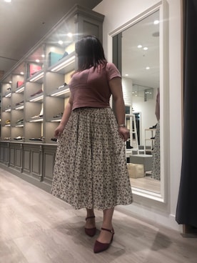 「one way（ワンウェイ）のアイテム」を使った、okazakiさん（レディース・163cm）の秋コーディネート