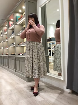 「one way（ワンウェイ）のアイテム」を使った、okazakiさん（レディース・163cm）の秋コーディネート