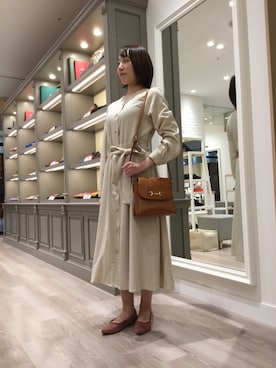 「Te chichi TERRASSE（テチチテラス）のアイテム」を使った、okazakiさん（レディース・163cm）の冬コーディネート