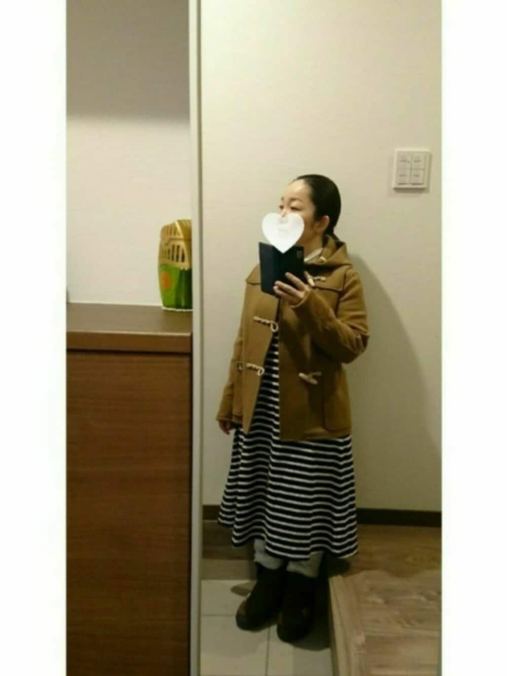 ORCIVALのダッフルコート（イエロー系）を使った人気