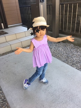 yu  ❤️ ayaさん（キッズ・90cm）の夏コーディネート