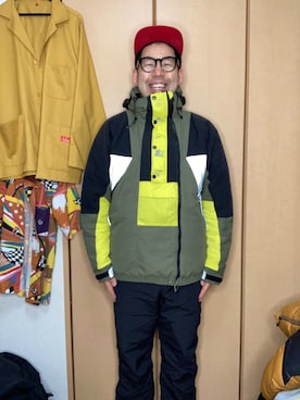 「STARTER BLACK LABEL(スターターブラックレーベル)のアイテム(ジャケット/アウター)」を使った、ノビ山本さん(メンズ・170cm)の冬コーディネート