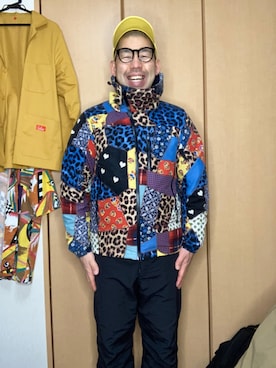 「STARTER BLACK LABEL（スターターブラックレーベル）のアイテム（帽子）」を使った、ノビ山本さん（メンズ・170cm）の冬コーディネート