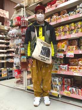 「STARTER BLACK LABEL(スターターブラックレーベル)のアイテム(ジャケット/アウター)」を使った、ノビ山本さん(メンズ・170cm)の春コーディネート