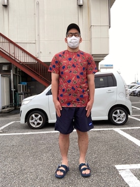 「ランニング」｜ノビ山本さん（メンズ・170cm・30代）の夏コーディネート