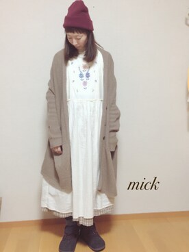 micktenさん(レディース・158cm)の冬コーディネート