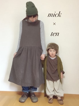 micktenさん（レディース・158cm）の冬コーディネート