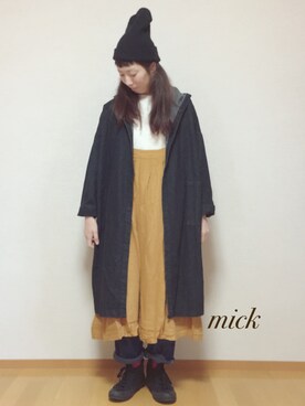 micktenさん（レディース・158cm）の冬コーディネート