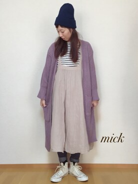 micktenさん（レディース・158cm）の冬コーディネート