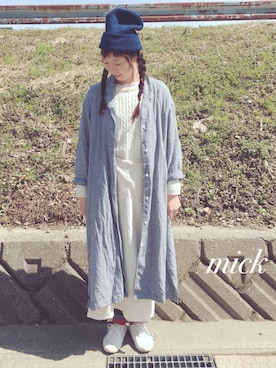 micktenさん（レディース・158cm）の春コーディネート