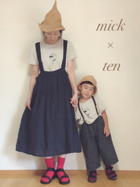 micktenさん（レディース・158cm）の夏コーディネート