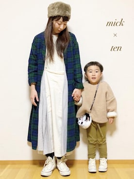 micktenさん（レディース・158cm）の冬コーディネート