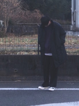 「URBAN RESEARCH Sonny Label（アーバンリサーチサニーレーベル）のアイテム（ダウンジャケット/コート）」を使った、おかめさん（メンズ・179cm）の冬コーディネート