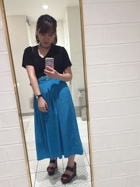 「Another Edition（アナザーエディション）のアイテム（ショルダーバッグ）」を使った、MAIさん（レディース・152cm）の春コーディネート