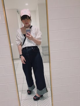 「スカラップ」｜MAIさん（レディース・153cm）の夏コーディネート