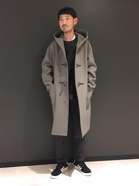 「BEAUTY&YOUTH UNITED ARROWS（ビューティーアンドユースユナイテッドアローズ）のアイテム（ダッフルコート）」を使った、sutou yusukeさん（メンズ・175cm）の秋コーディネート