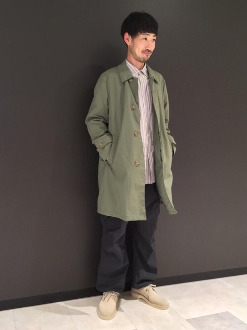 ビューティ ユース ユナイテッドアローズ 千葉店sutou Yusukeさんのステンカラーコートを使ったコーディネート Zozotown