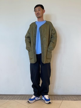 「info. BEAUTY&YOUTH（インフォビューティアンドユース）のアイテム（その他アウター）」を使った、sutou yusukeさん（メンズ・175cm）の秋コーディネート