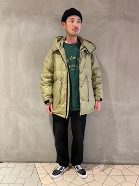 「PRINCE（プリンス）のアイテム」を使った、sutou yusukeさん（メンズ・175cm）の冬コーディネート