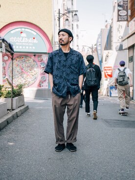 「THE COMMON TEMPO」｜THE COMMON TEMPO 原宿Yさん（メンズ・165cm）の春コーディネート
