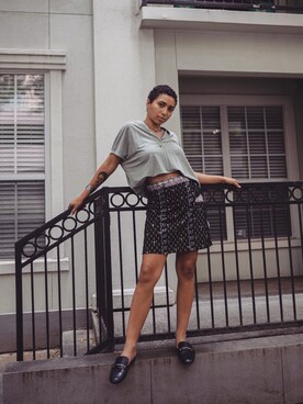 「Target（ターゲット）のアイテム（シューズ）」を使った、Sapphireさん（レディース・175cm）の夏コーディネート