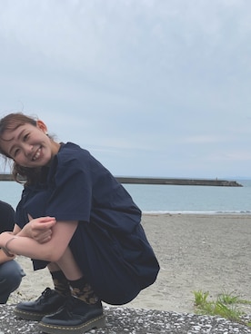 「アイテム（ソックス/靴下）」を使った、®️さん（レディース・153cm）の夏コーディネート