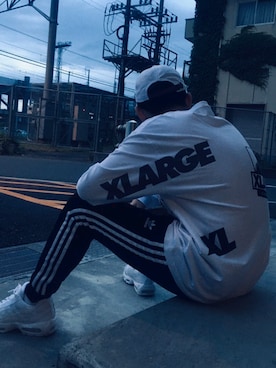 「TOMMY HILFIGER（トミーヒルフィガー）のアイテム（キャップ）」を使った、しゅーさん（メンズ・168cm）の秋コーディネート