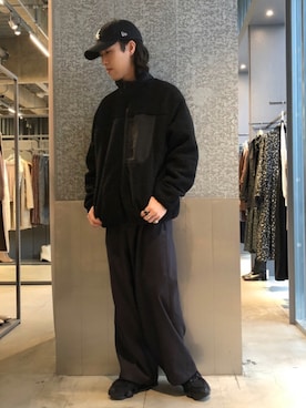 「koe（コエ）のアイテム（ブルゾン）」を使った、スギさん（メンズ・174cm）の秋コーディネート