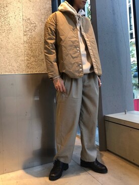 「koe（コエ）のアイテム（ブルゾン）」を使った、スギさん（メンズ・174cm）の冬コーディネート