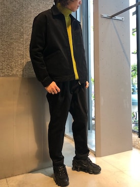 「koe（コエ）のアイテム（ブルゾン）」を使った、スギさん（メンズ・174cm）の冬コーディネート